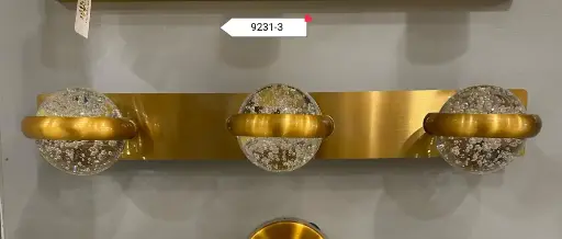 Golden Marble Vanity Light